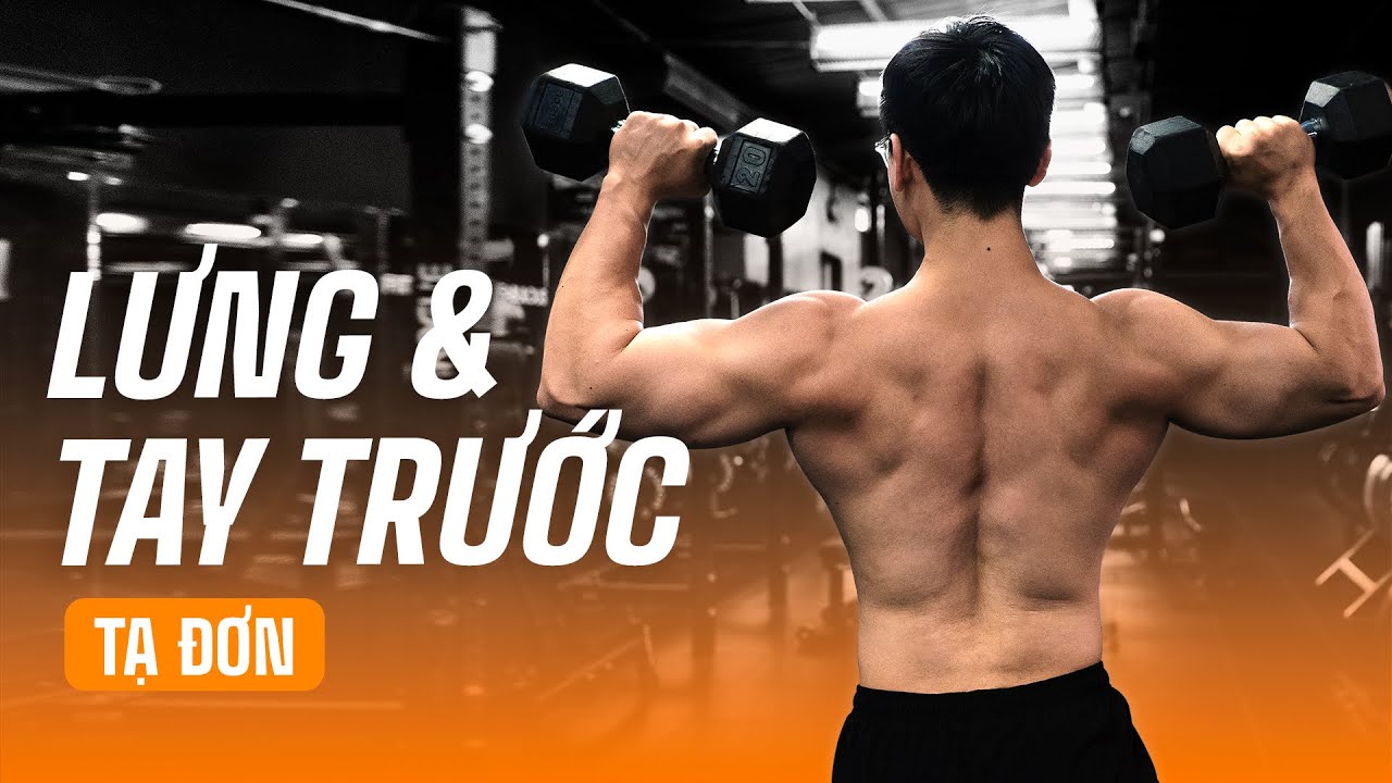 Xây dựng Lưng & TAY TRƯỚC với Tạ Đơn | 1 Tuần Tạ Đơn | Back & Biceps Dumbbell Workout | SHINPHAMM