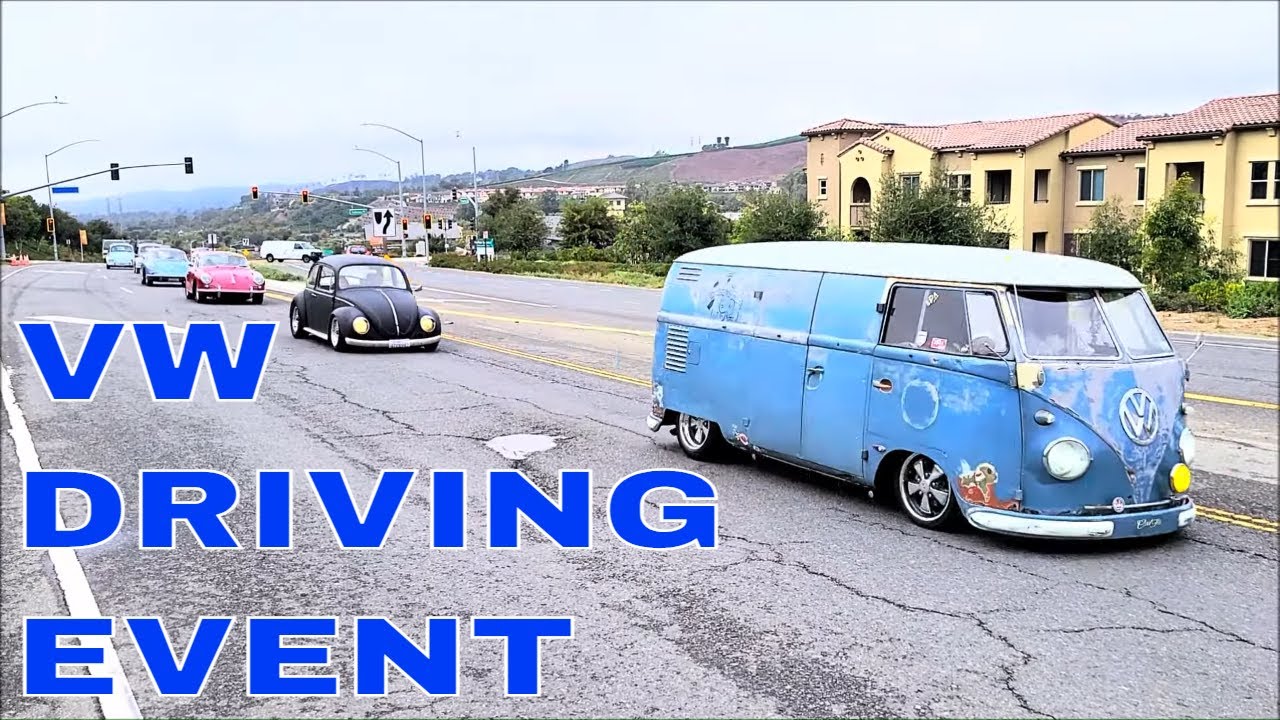 vw bug bus cruise to the Temecula winery oct 2021 vw car show driving event