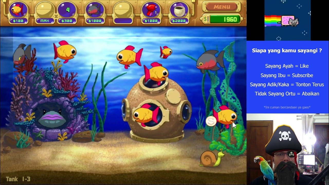 Nostalgia Game Masa Kecil Namatin Insaniquarium Deluxe Indonesia Part1