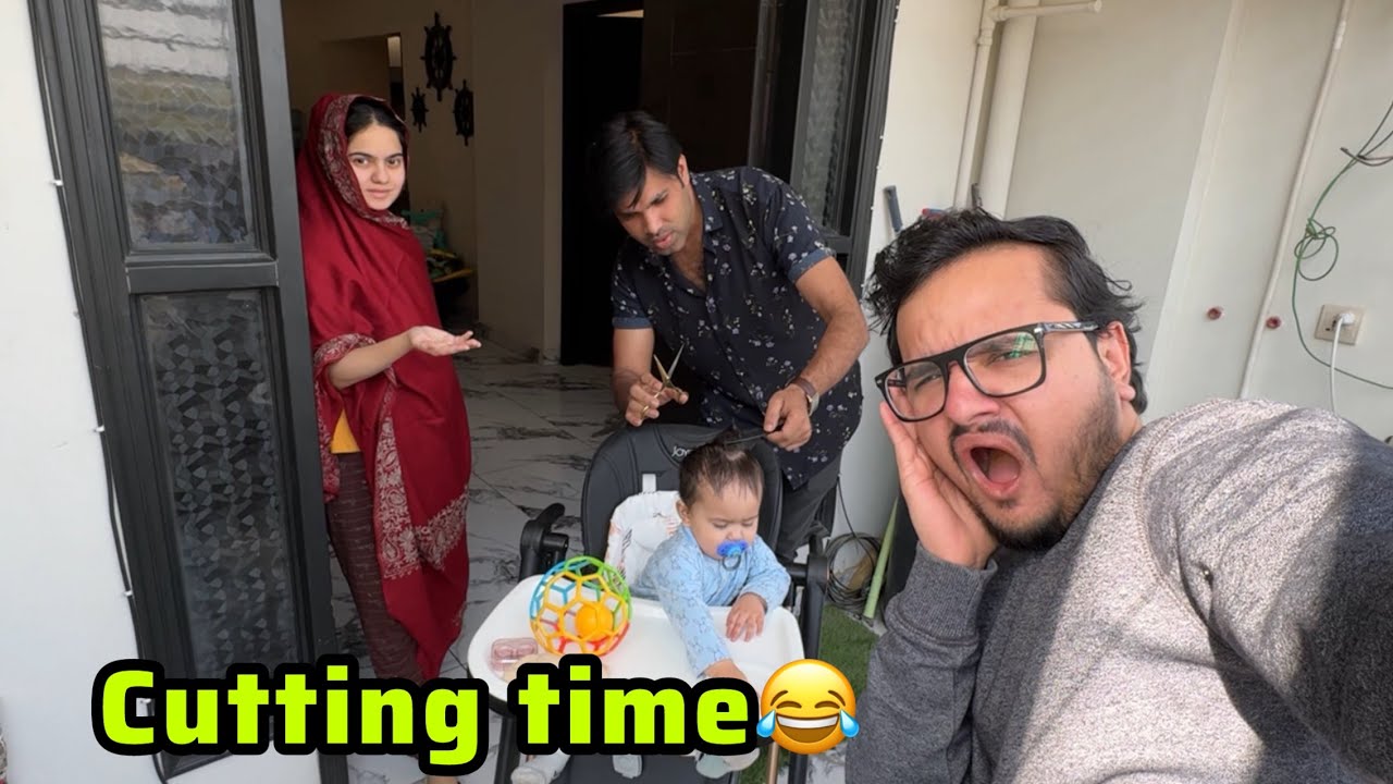 Ghar par barbar ko bula kar baal katwa diye😍kabeer ny udham macha diya😂