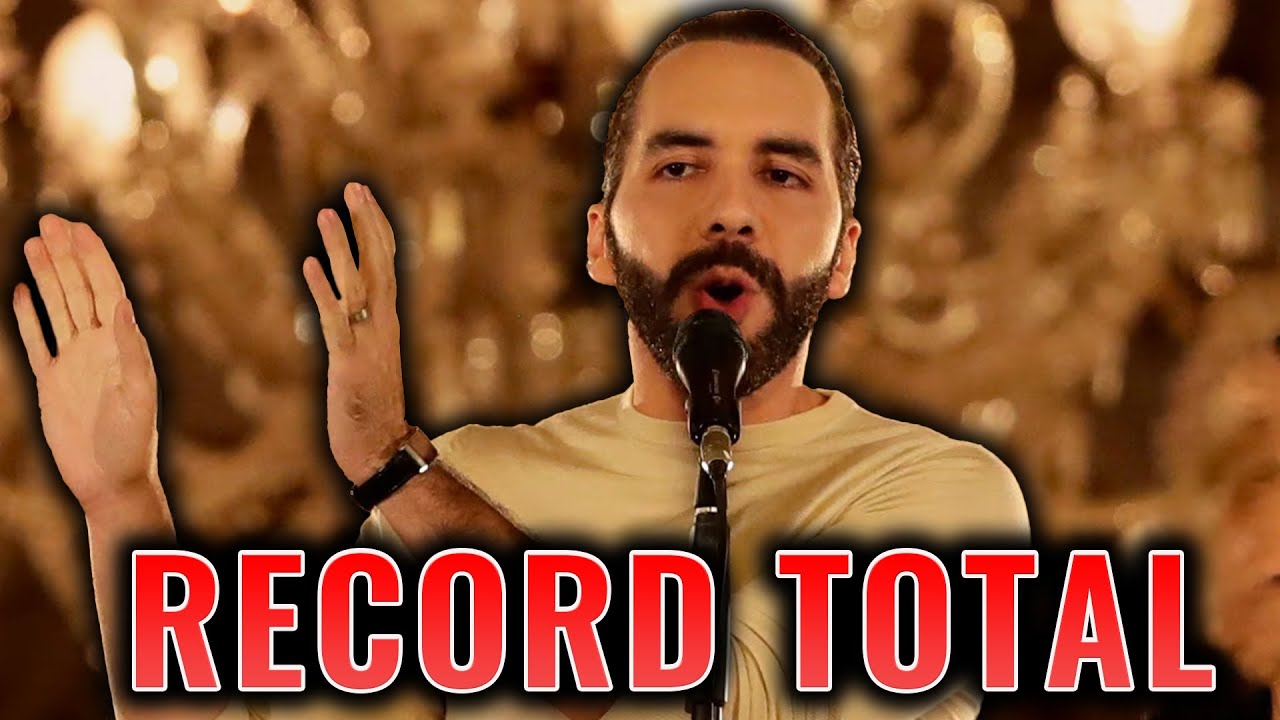 BUKELE ROMPIO EL RECORD MUNDIAL E HISTÓRICO DEMOCRÁTICO