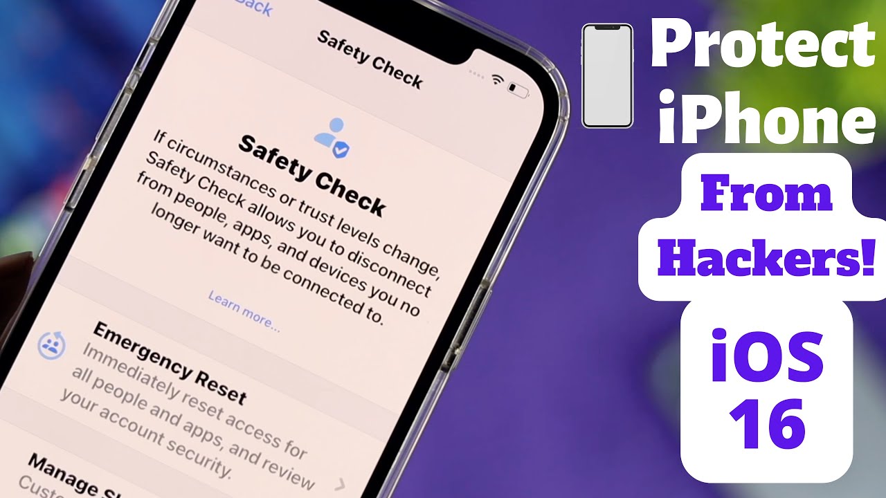 iOS 16: How to Use Safety Check!