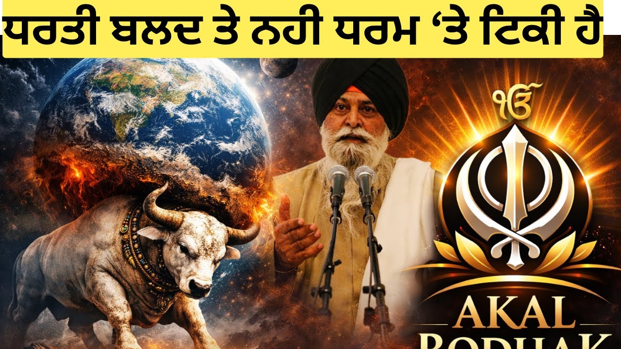ਧੌਲੁ ਧਰਮੁ ਦਇਆ ਕਾ ਪੂਤੁ ॥ 🪯 Katha By Giani Sant Singh Ji Maskeen 