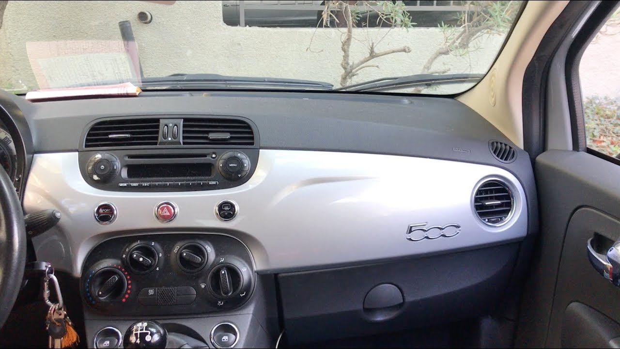 2012 Fiat Pop dash trim and passenger air vent removal- Part 1