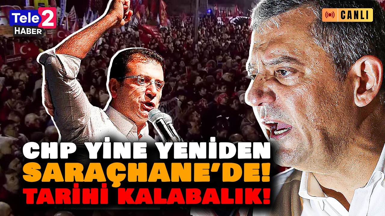&Ouml;zg&uuml;r &Ouml;zel'den Sara&ccedil;hane'de tarihi konuşma! 19. Mart'ın 1. yılında meydan doldu taştı! #sara&ccedil;hane