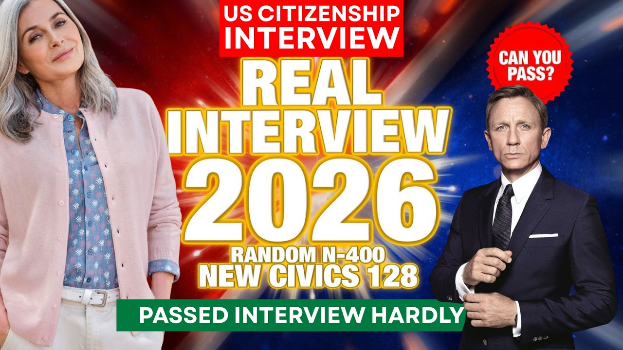 US Citizenship Interview 2026 with new N400 application (a case - senior applicant) #n400