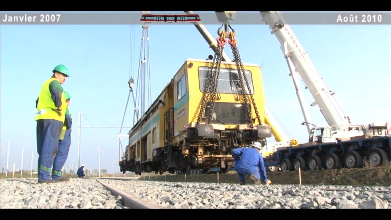 L'HISTOIRE DE RHONEXPRESS, de la construction à la mise en service en 2010