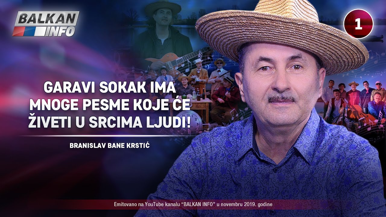 INTERVJU: Bane Krstić - Garavi sokak ima mnoge pesme koje će živeti u srcima ljudi! (20.11.2019)