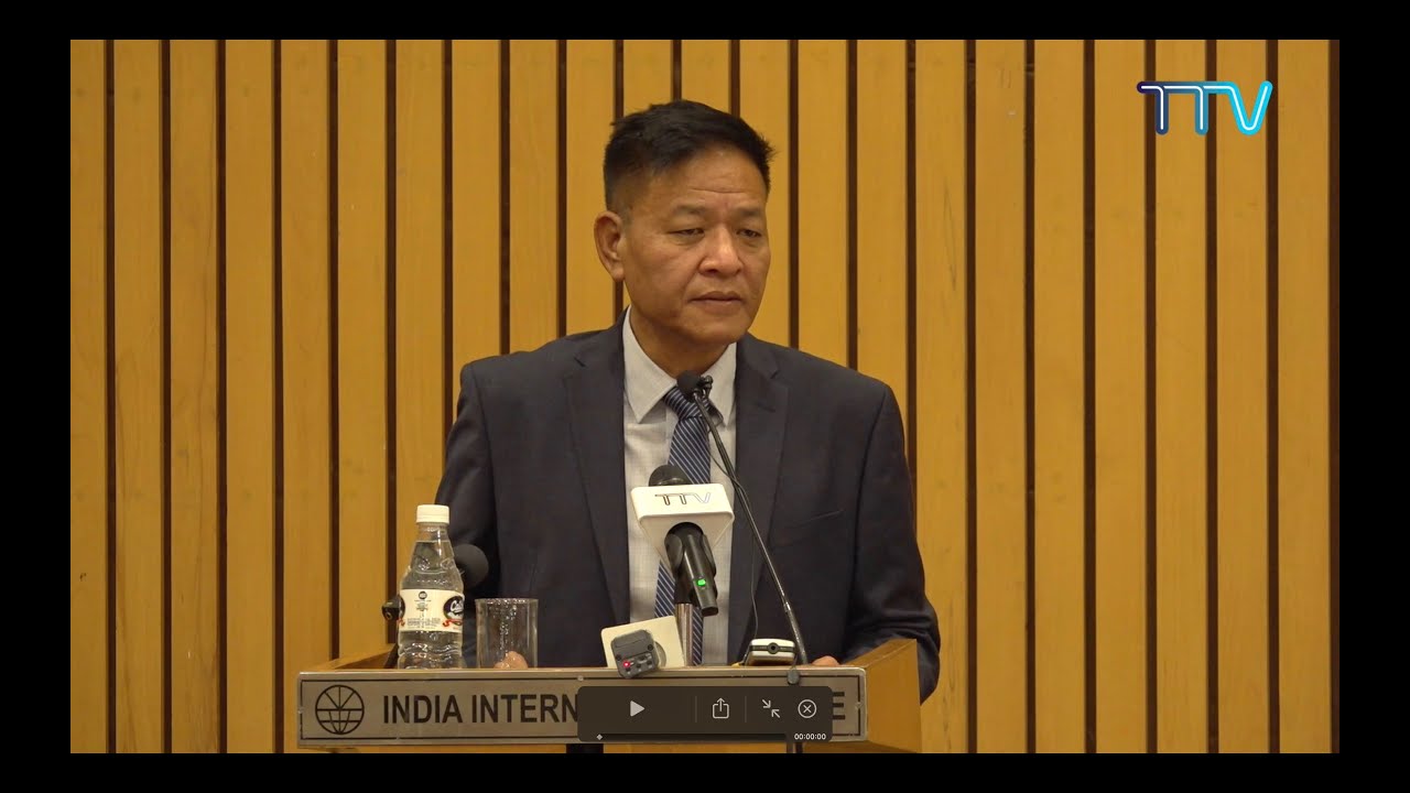 Sikyong Penpa Tsering addresses conference on 