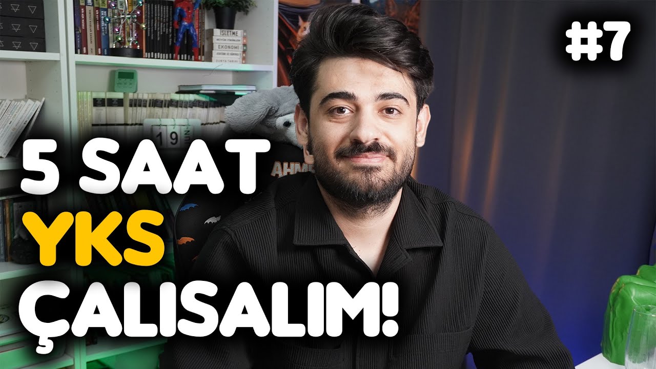 YKS'ye 138 Gün Kala Benimle Verimli Çalış! | 5 SAAT BİRLİKTE ÇALIŞALIM! | Study With Me Live