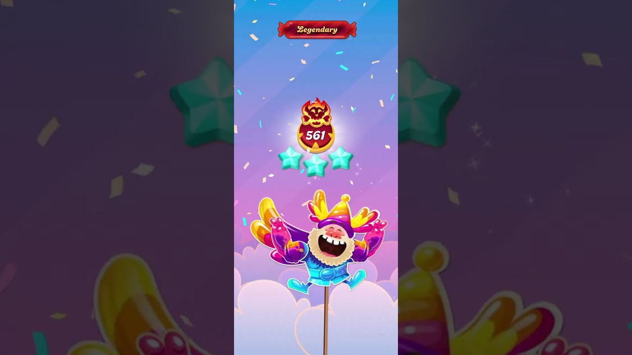 Kid game. Candy crush saga level 561~570