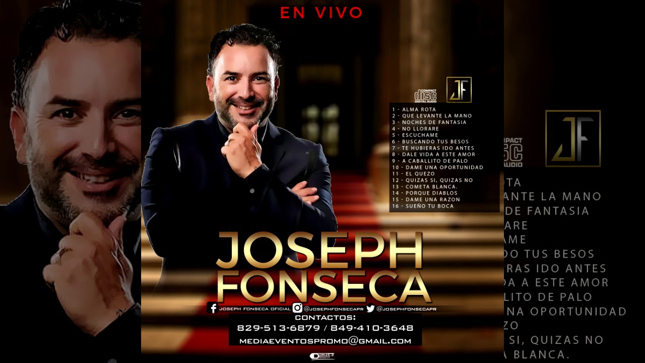 Joseph Fonseca en Vivo CD Completo