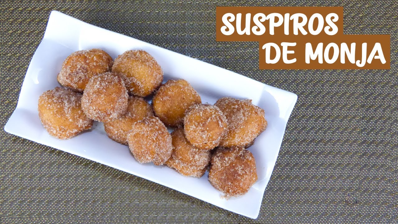SUSPIROS DE Monja 🤭 EN 5 MINUTOS | Postres by Goyito