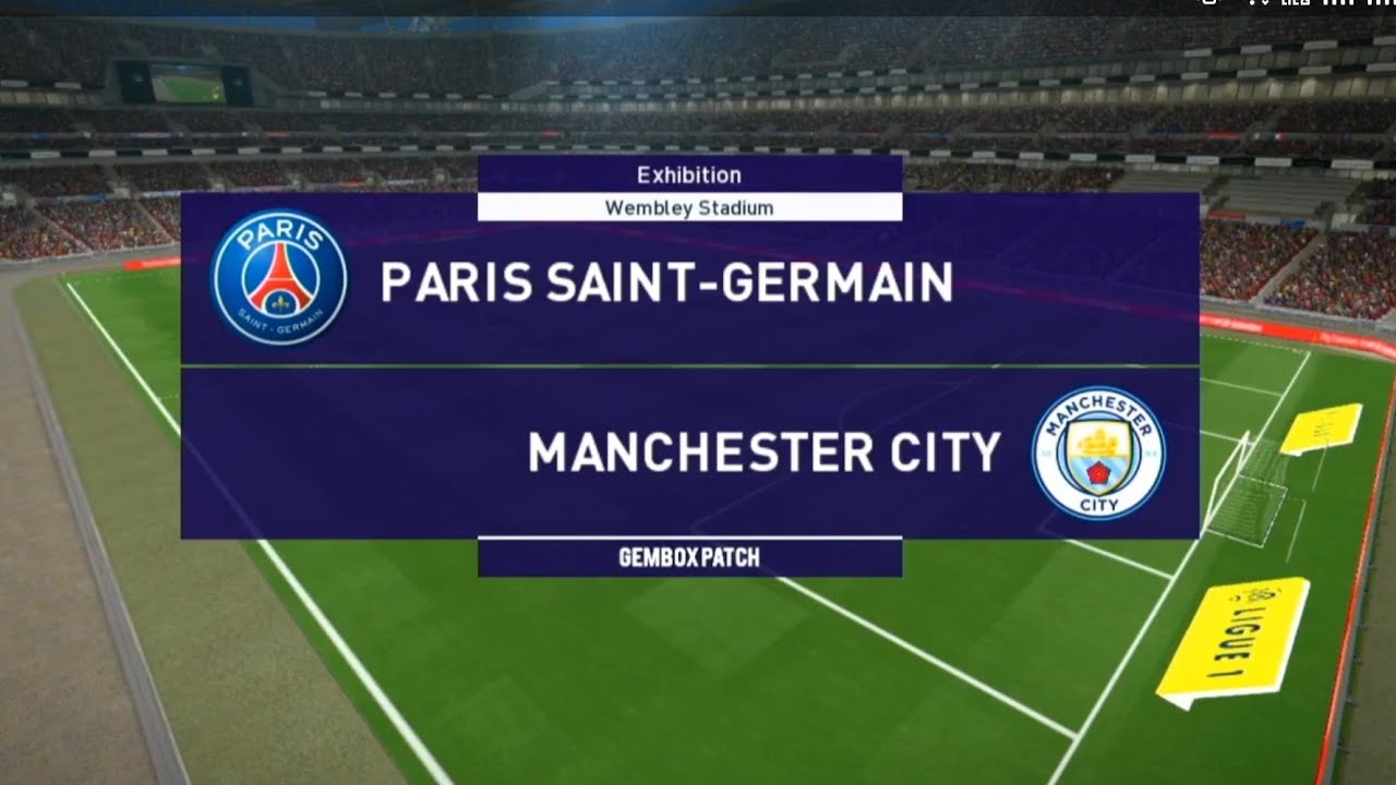 PS3 PES 20/21 PSG VS MANCHESTER CITY