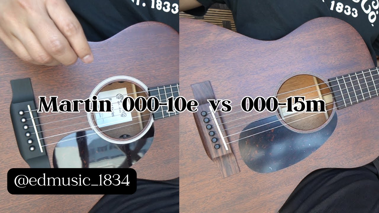 Martin 000-10E vs. 000-15M  #martinguitars #00015m #00010e