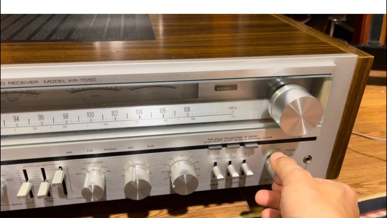 Ampli Cs khủng 636W_KENWOOD KR 7050 xuất Mỹ_Tẩn bất chấp các loại loa❌ĐÃ BÁN❌