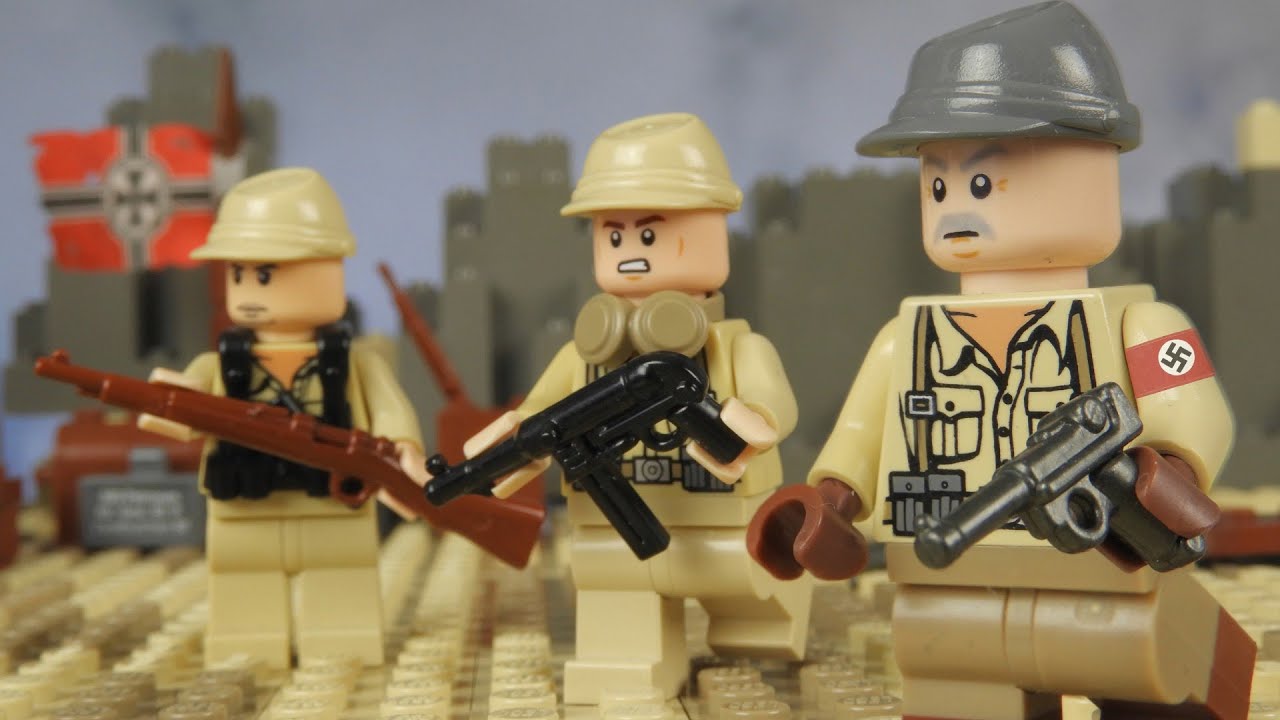 Afrika Korps Tale - Lego WW2 Battle Stop Motion