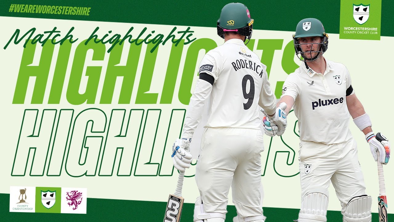 Roderick SHINES with the bat as the Pears battle 👊 | Somerset vs Worcestershire Day One Highlights