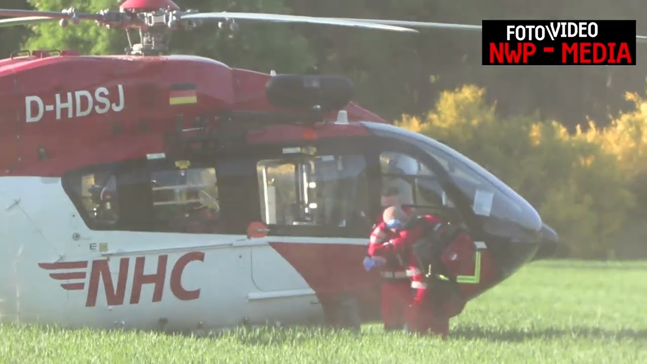 Heftiger Zusammenstoß auf B213 bei Cloppenburg - 3 Hubschrauber im Einsatz - MANV ausgelöst