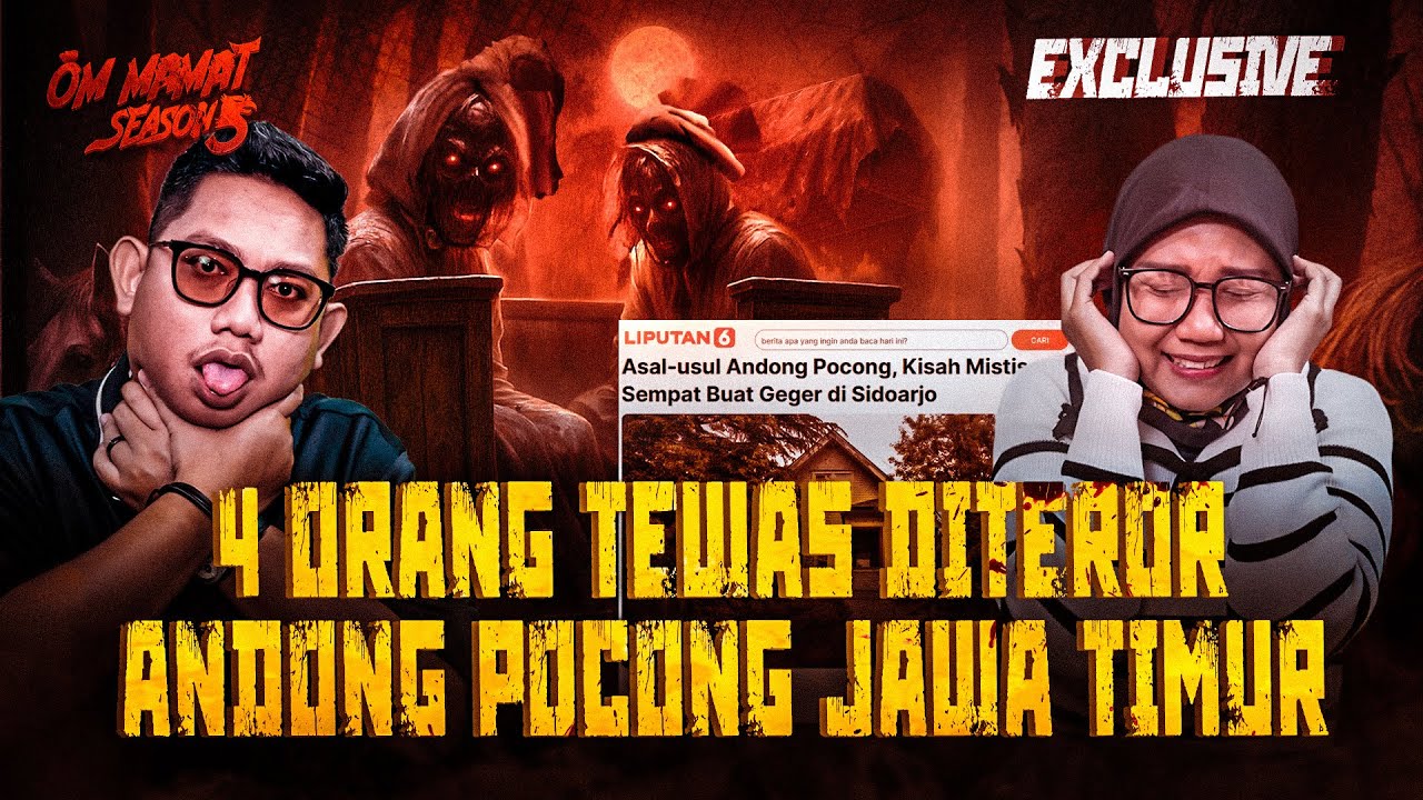 DESA PENUH POCONG : GEMPAR MUNCULNYA ANDONG POCONG & LAMPOR DI JAWA TIMUR #OMMAMAT