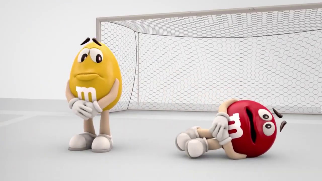 Comerciales M&M´s - fútbol (Comerciales en distintos paises)