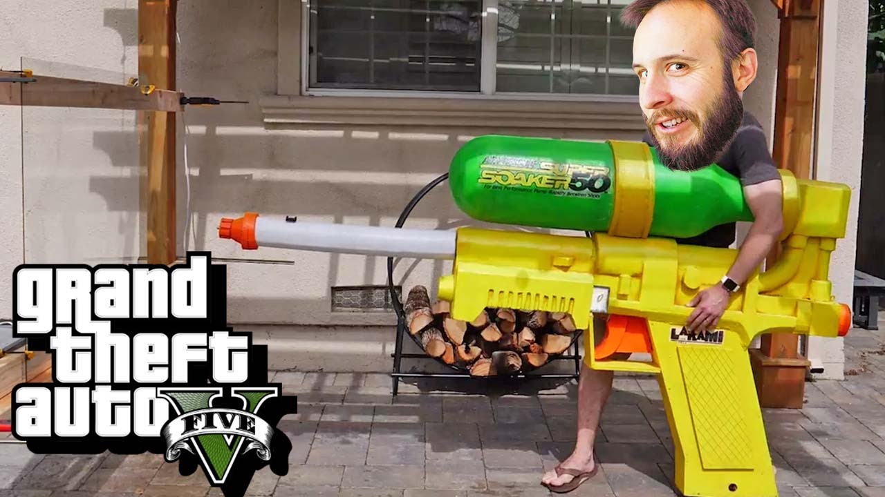 Super Soakers - GTA 5 Funny Moments