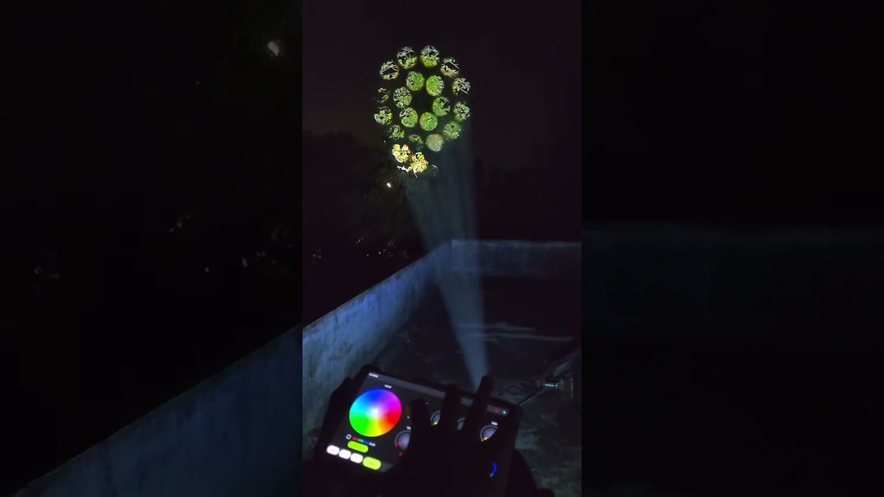 200 Watts Sharpy testing with WaveLink DMX Controller