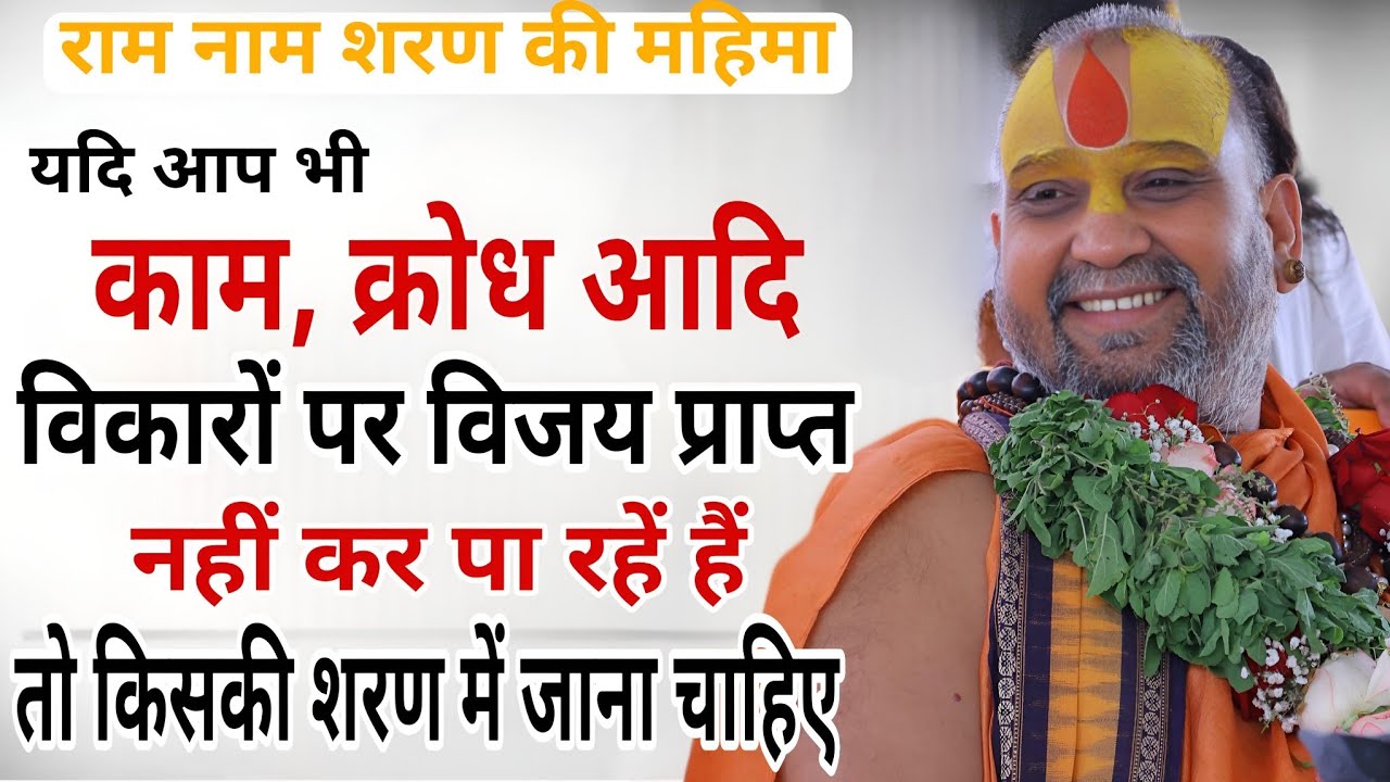 Ram Nam Mahima l यदि आप भी काम क्रोध आदि विकारों से परेशान हैं तो किसकी शरण में जाना चाहिए l