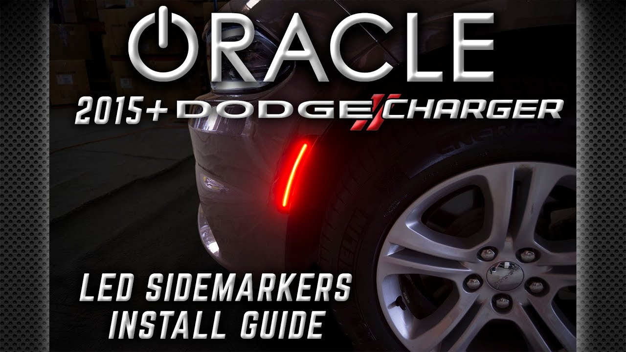 ORACLE 2015+ Dodge Charger LED Sidemarkers Demo + Install Guide