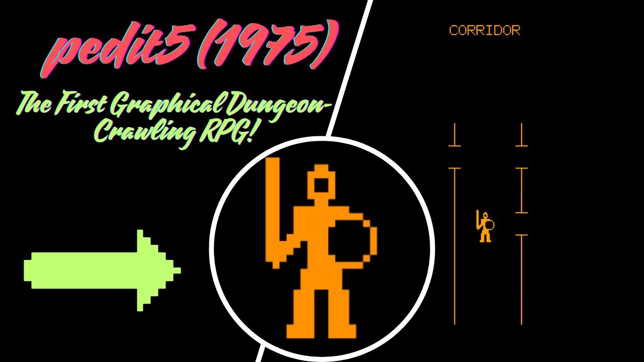 pedit5 (1975) &ndash; The First Graphical Dungeon-Crawling RPG!