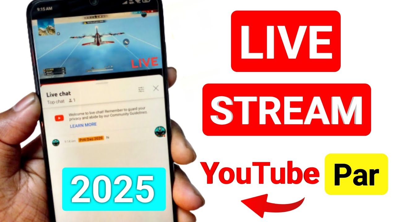 YouTube Me Live Stream Kaise Kare 2025 | How to Live Stream on Youtube in 2025