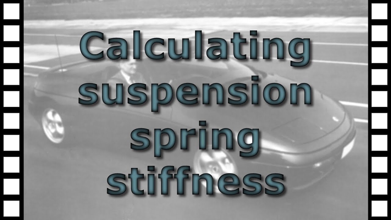 How to calculate the stiffness of a suspension spring