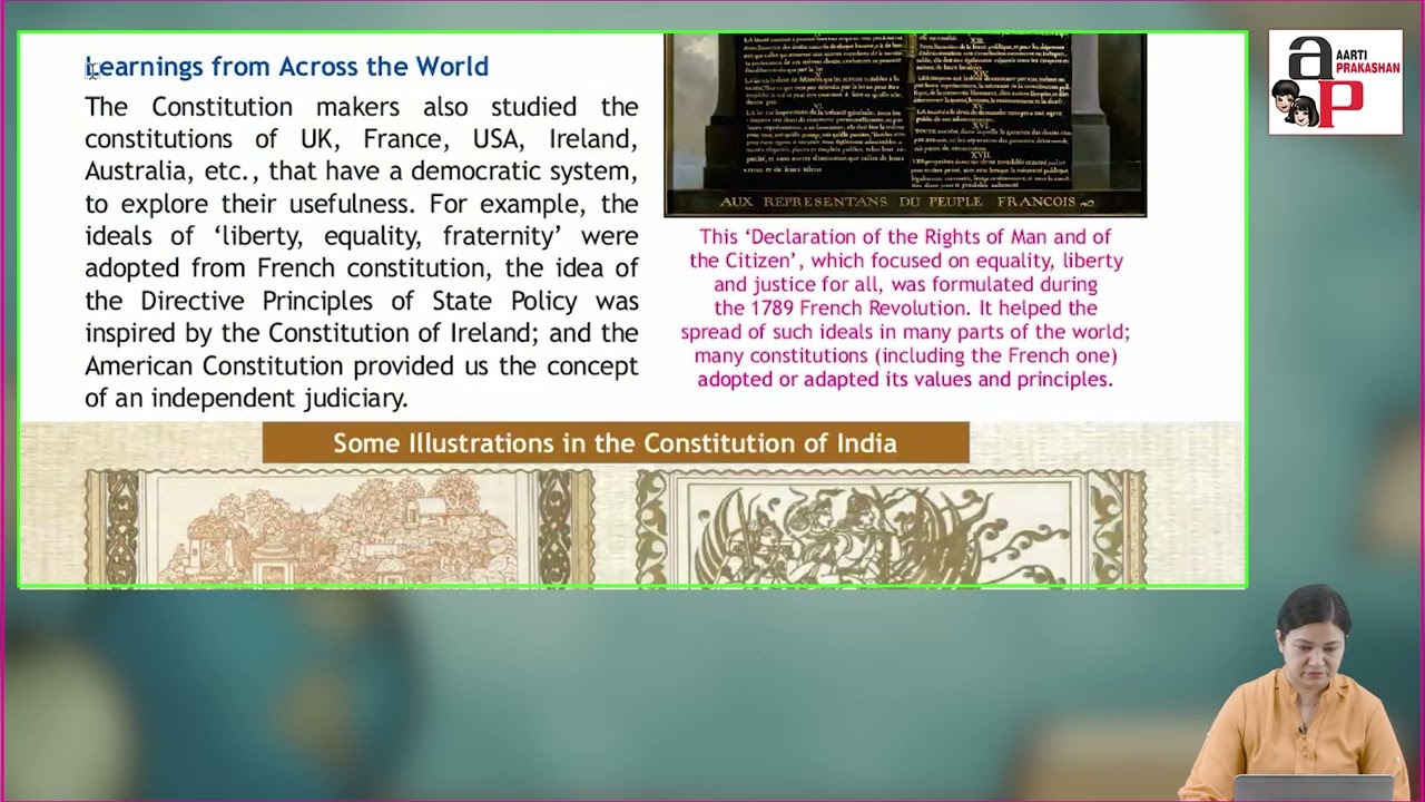 Ch 10 | Aarti Prakashan | SST | Class 7 | The Constitution Of India - An Introduction | For children