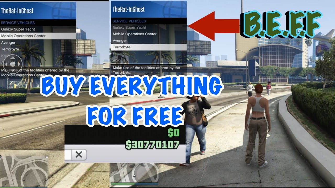 *GTA V ONLINE* B.E.F.F USING NEXT DNS (BUY EVERYTHING FOR FREE)