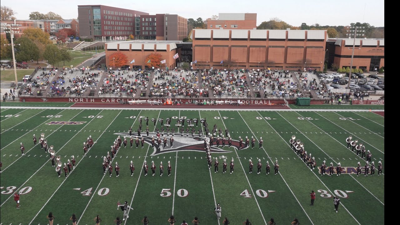 NCCU Marching Band 2025 Field Show | NCCU Vs NSU 