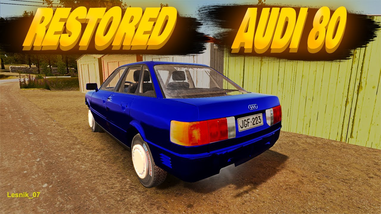 ЗАМЕНИЛ ПОРШЕНЬ  В АУДИ 80 И ОНА ПОЕХАЛА I My Summer Car