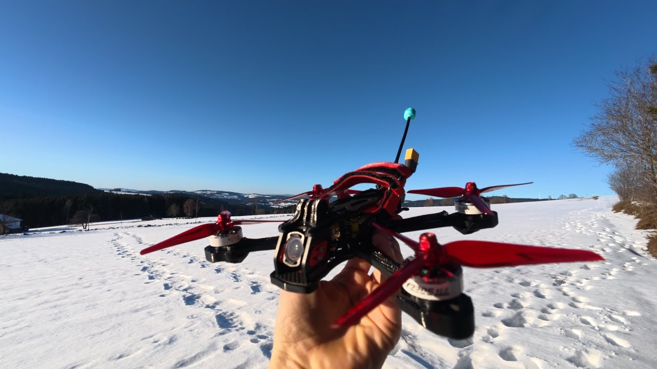 t-motor velox v2 und o3 antenen test cinematic copter /DEUTSCH.
