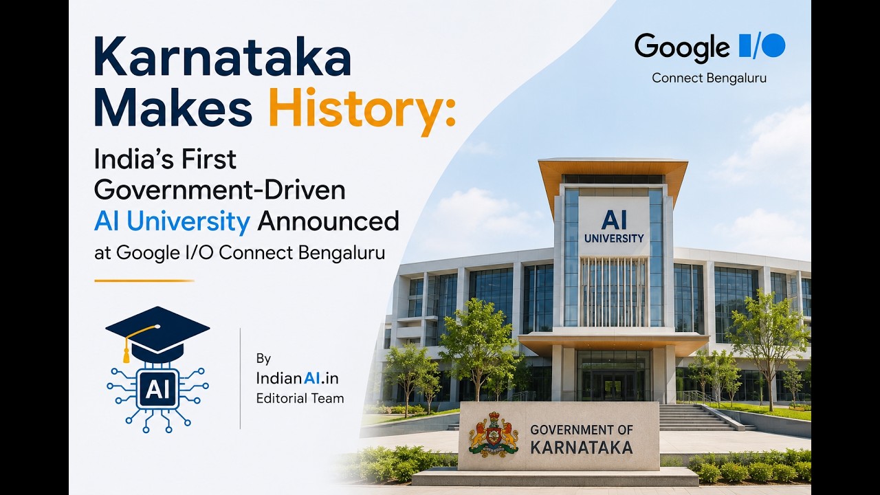 Karnataka's Landmark: India's First Government AI University | IndianAI