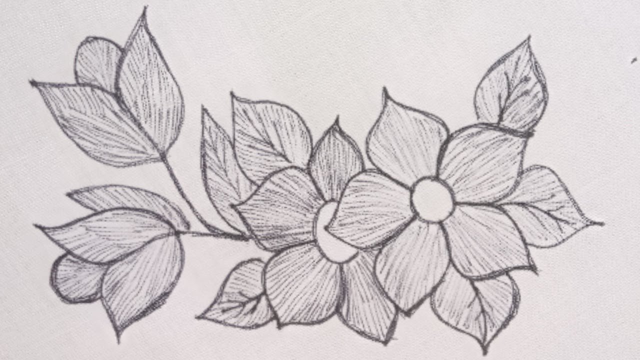 New very easy hand embroidery work - Beautiful and easy hand embroidery flowers tutorial