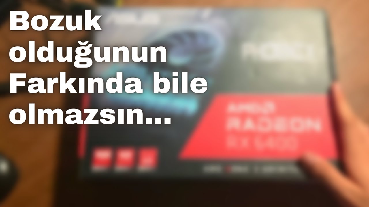 TAKİPÇİME GELEN BOZUK BOZUK EKRAN KARTI