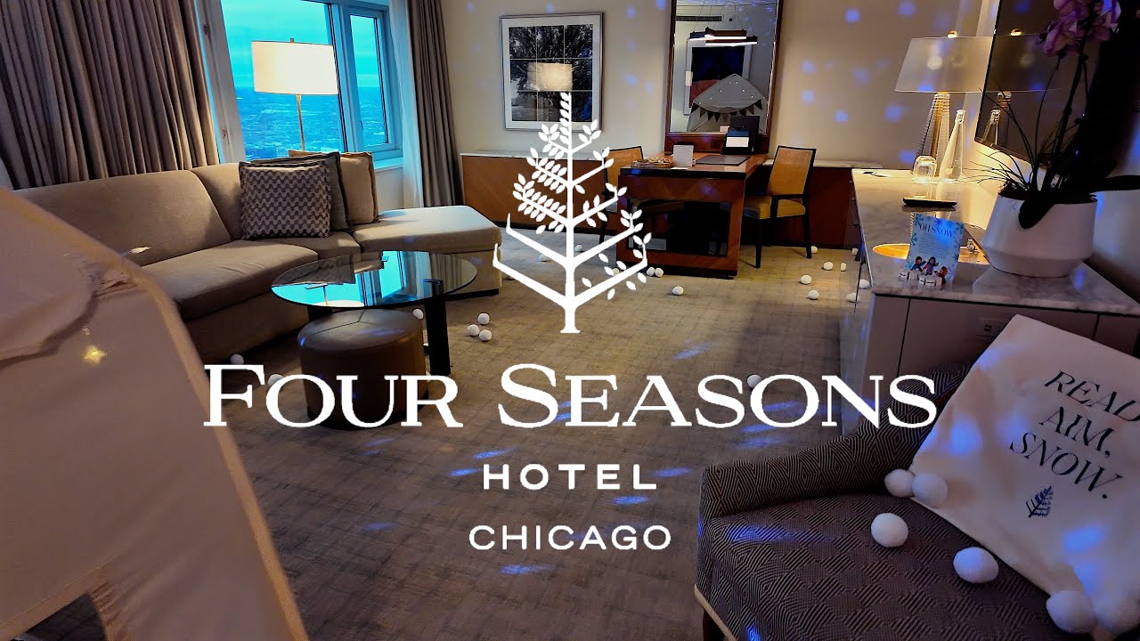 We experience the Winter Turndown service at Four Seasons Chicago (bedroom suite room tour)