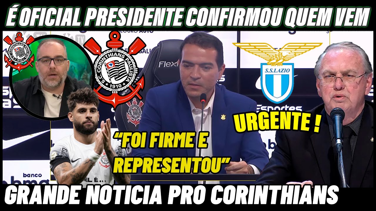 VESSONI APERTA E MARCELO PAZ ACABA DE CONFIRMAR CONTRATAÇÕES E VENDAS CORINTHIANS ENCAMINHA PROPOSTA
