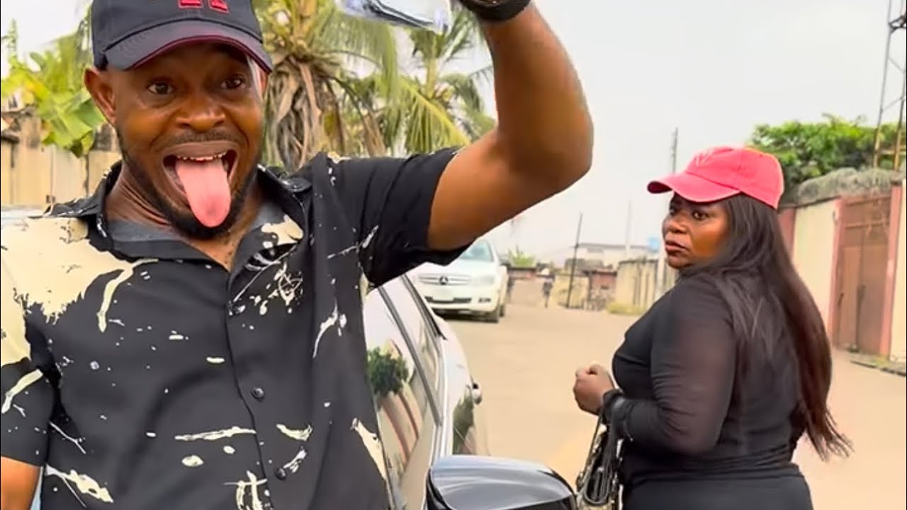 The smart lady drove away his car to an unknown destination 
