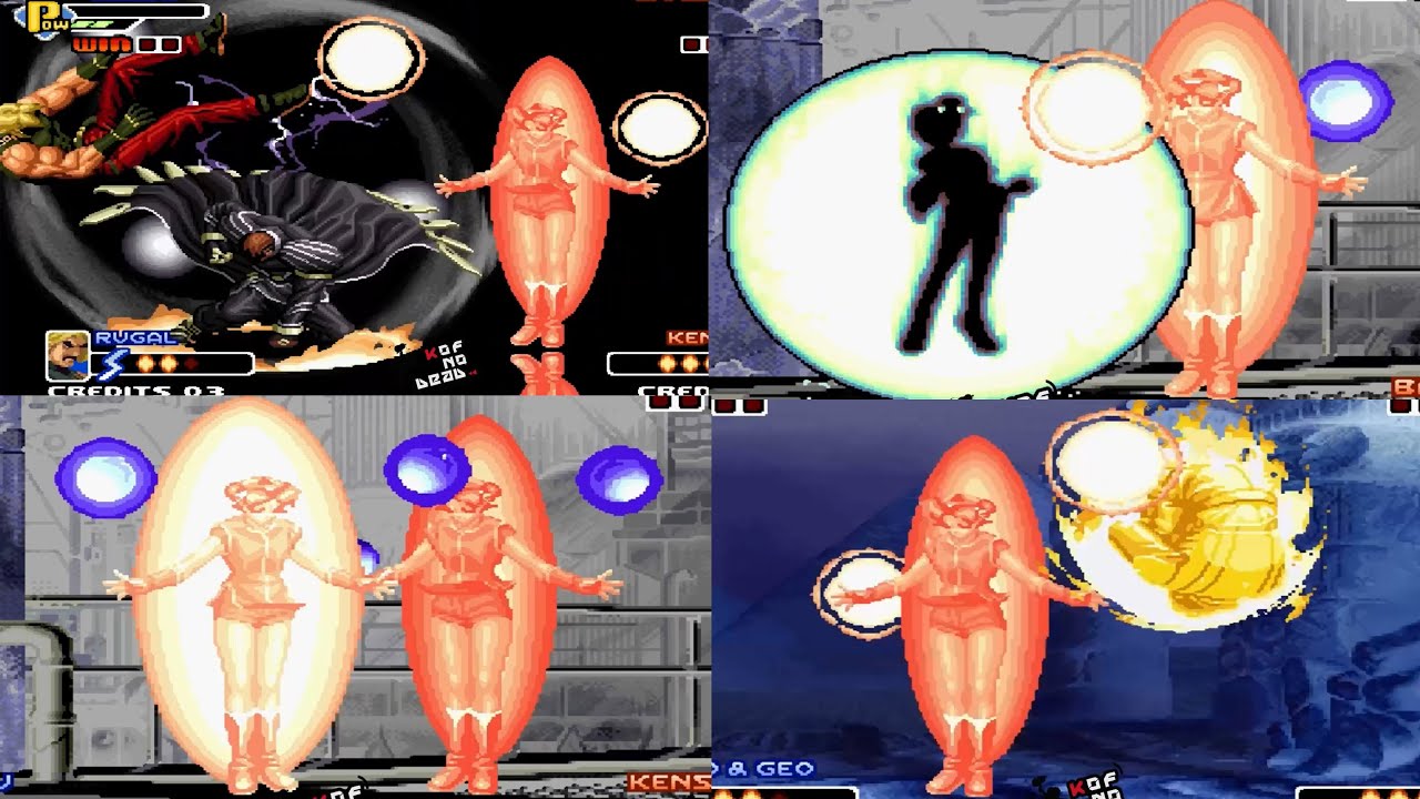 Athena Doble SDM vs Poderes Todos los personajes KOF 2000 Parte 2