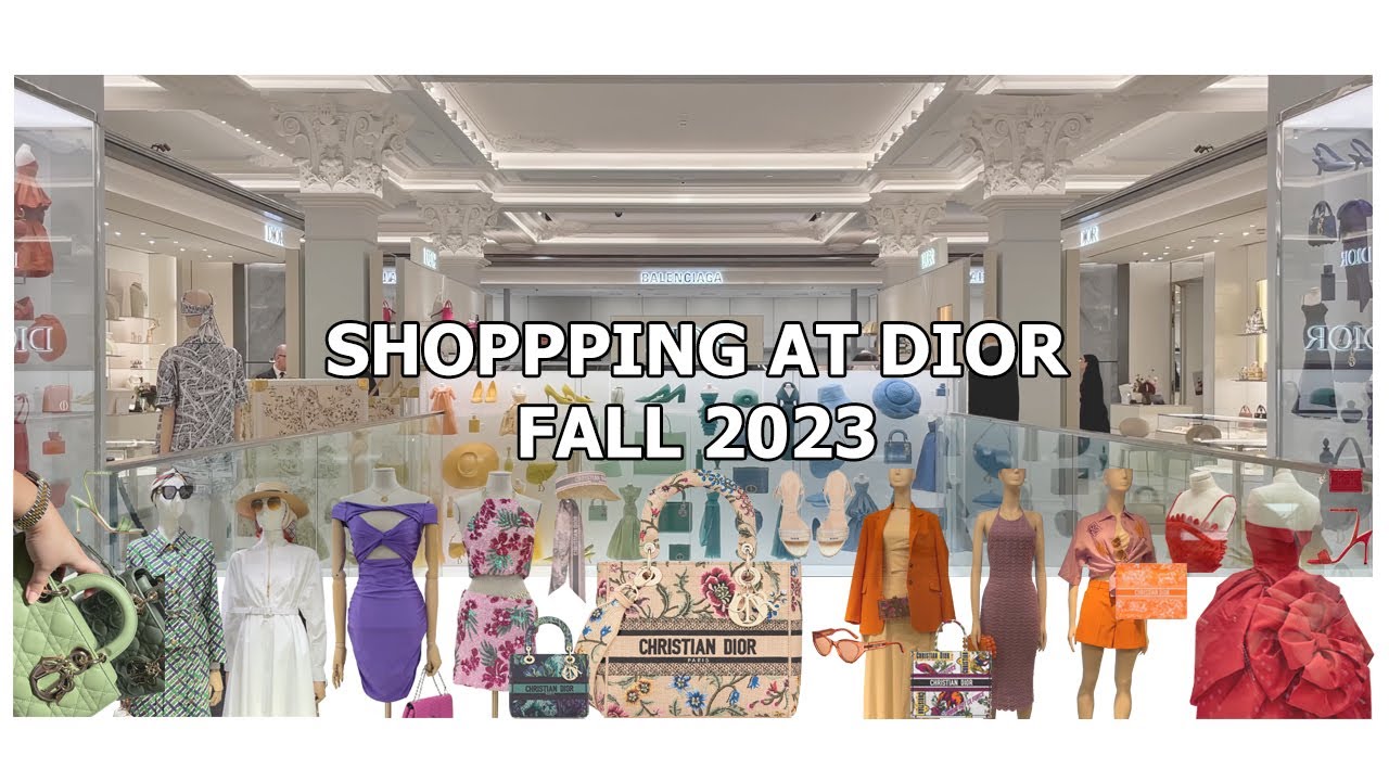 Dior FALL 2023 Collection at HARRODS London