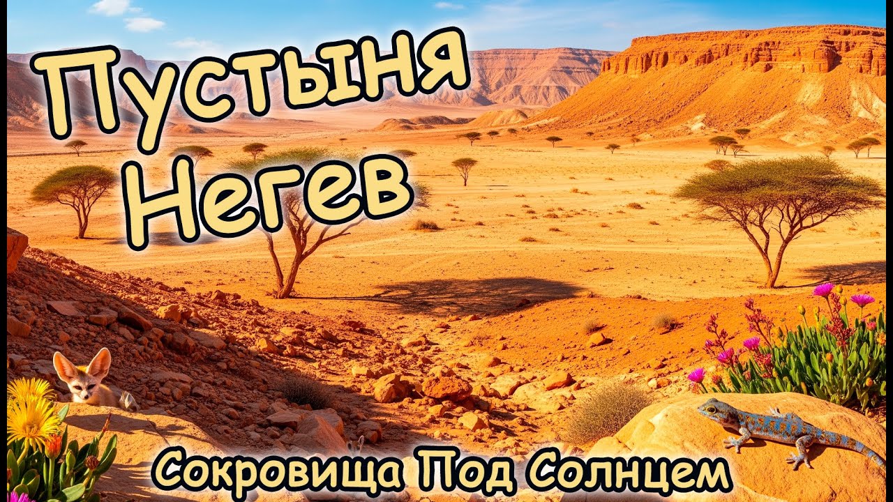 🇮🇱 Пустыня Негев: Сокровища Под Солнцем! 🏜️✨