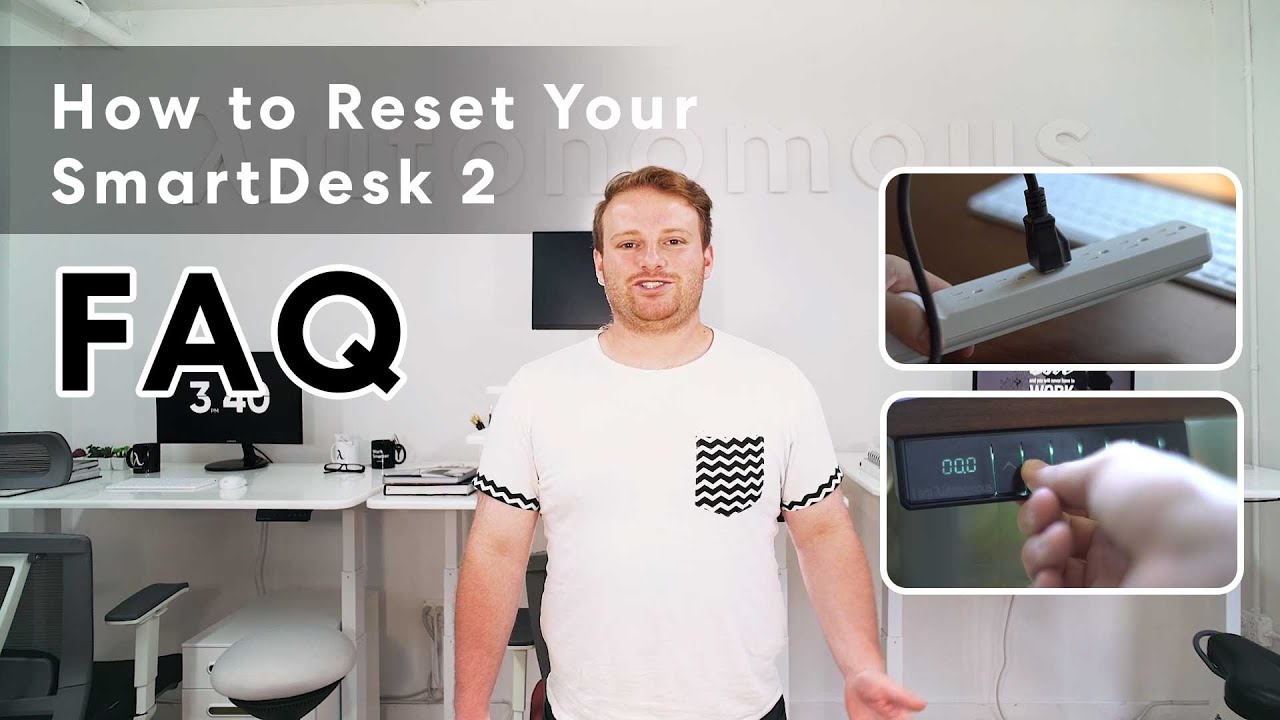 How to Reset Your Desk 2 (when it's not moving & the keypad is blinking) | Autonomous FAQ
