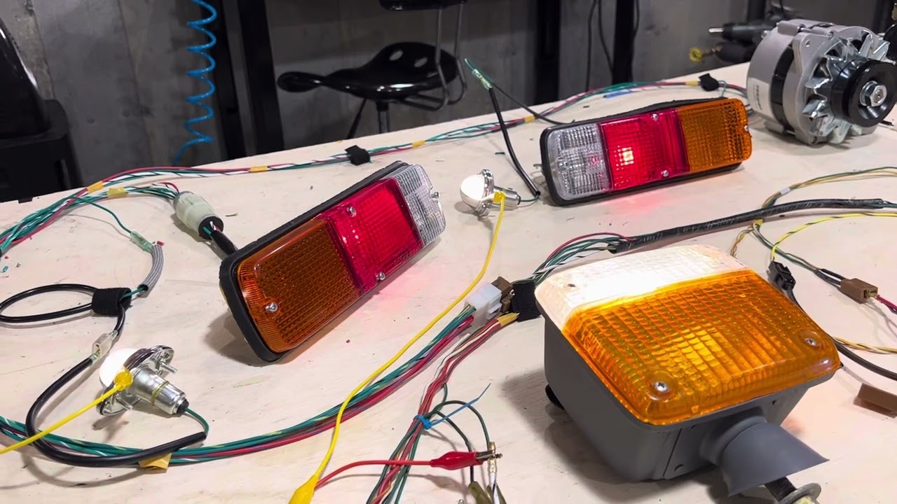 12/75 (1976) FJ40 Wiring Harness Bench Test