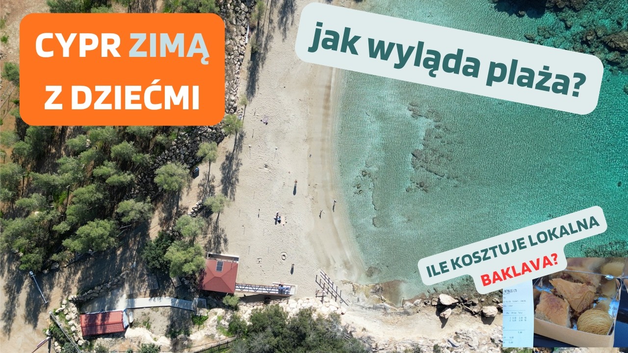 ✈️CYPR🌴W ZIMIE❄️ Jak wygląda plaża zimą? 🏖️Green Bay Beach🏖️ oraz ile kosztuje baklava na Cyprze? 🥧