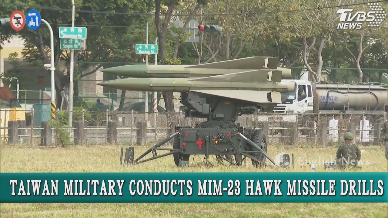 【TVBS English News】TAIWAN MILITARY CONDUCTS MIM-23 HAWK MISSILE DRILLS